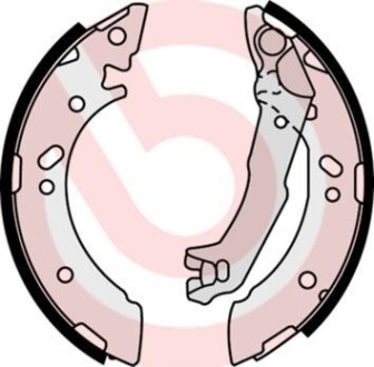 Комплект тормозных колодок - (5830502A00, 5830502A10) BREMBO S 30 510