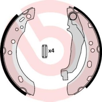 Комплект тормозных колодок - (4406099B26) BREMBO S 56 507