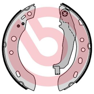 Szczeki hamulcowe - (440606F625) BREMBO S 56 551