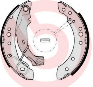 Комплект тормозных колодок - BREMBO S 61 526