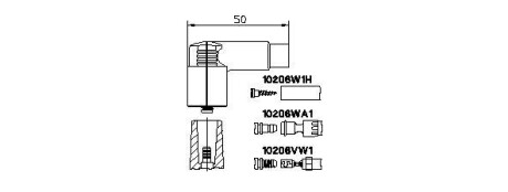 Штекер - BREMI 10206VW1