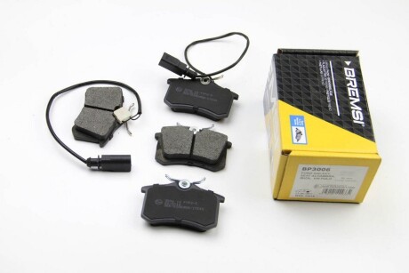 Фото 2 - Тормозные колодки BREMSI BP3006