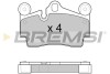 Гальмівні колодки зад. Audi Q7/Touareg/Cayenne (Brembo) (112,2x73,2x16,2) - (7L0698451A, 7L0698451B, 7L6698451A) BREMSI BP3097 (фото 1)