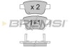 Гальмівні колодки зад. Toyota Avensis 00-08 (Bosch) - (0446605010, 0446605020, 0446628110) BREMSI BP3112 (фото 1)