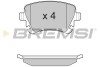 Гальмівні колодки зад. Caddy III/Golf V/Audi A4 03- - (1K0698451, 1K0698451B, 1K0698451D) BREMSI BP3130 (фото 1)