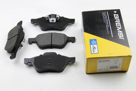 Гальмівні колодки пер. Renault Megane/Scenic/Clio 02- (ATE) - (8671016654) BREMSI BP3264