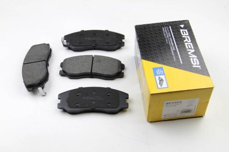 Гальмівні колодки пер. Chevrolet Captiva 06- (akebono) - (p96626069, 96626070, 4808861) BREMSI BP3303