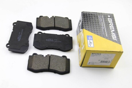 Гальмівні колодки пер. MB W221 05-13 (brembo) - BREMSI BP3362