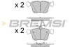 Комплект тормозных колодок - (8V0698451A, 3Q0698451, 3Q0698451B) BREMSI BP3517 (фото 1)