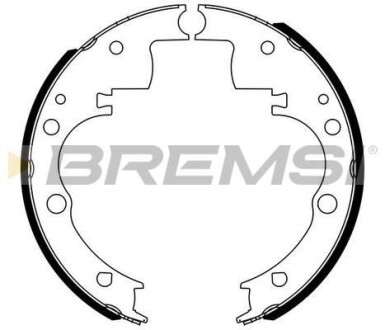 Комлект тормозных накладок - BREMSI GF0166