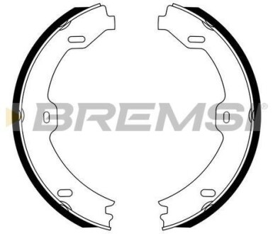 Гальмівні колодки зад. MB E-class (W211/W212) 1.8-5.5 02-09 (ATE-TEVES) - (a2304200320, 2304200320) BREMSI GF0312