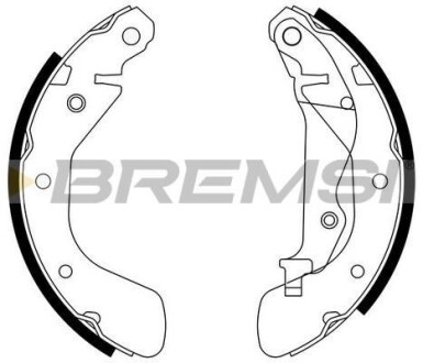 Гальмівні колодки зад. Chevrolet Aveo,Kalos 03-/Daewoo Kalos 02- - BREMSI GF0633