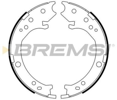 Гальмівні колодки зад. golf i/ii/passat/polo/audi 80 >01 - (43053SWW000, 43154SFEJ02, 43154STKA01) BREMSI GF0716