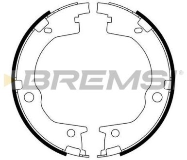 Колодки ручного гальма Hyundai Santa FE I,II 06-12/Kia Sorento 06- - (583503AA10, 583052BA00) BREMSI GF0803