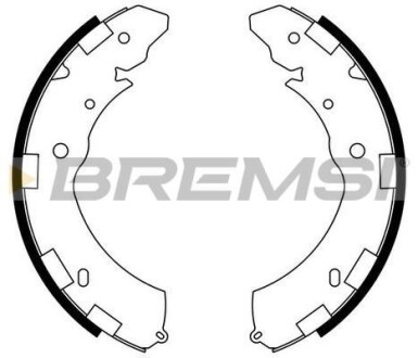 Комлект тормозных накладок - (4600A122, 4600A106, 8979478020) BREMSI GF0833