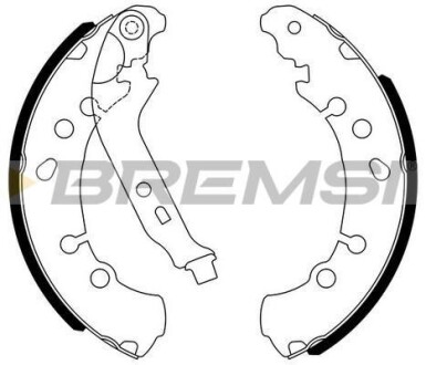 Комлект тормозных накладок - (044950D040, 044950D090) BREMSI GF0971