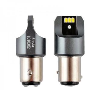 Лампа LED Power 12-24V 330Lm (2шт) P21/5W BAY15d - BREVIA 10103X2