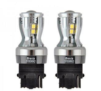 Led лампа powerpro p27w (3156) 350lm 12/24v (2шт.) - BREVIA 10338X2