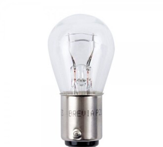 Лампа накаливания P21/5W BAY15d 12V 21/5W (1 шт.) - BREVIA 12303C