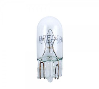 Лампа розжарювання W3W/W2.1x9.5d 12V (1 шт.) - BREVIA 12307C
