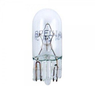 Лампа розжарювання W5W/W2.1x9.5d 12V (1 шт.) - BREVIA 12308C
