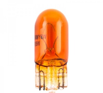 Лампа розжарювання WY5W W2.1x9.5d 12V AMBER CP (1 шт.) - BREVIA 12309C