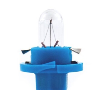 Лампа розжарювання Light Blue BAX B8.4d 12V 1.2W CP (1 шт.) - BREVIA 12320C