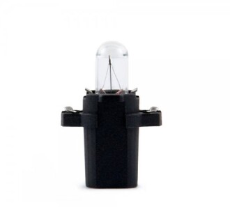 Лампа розжарювання BAX B8.3D 12V 1.2W BLACK CP (1 шт.) - BREVIA 12322C