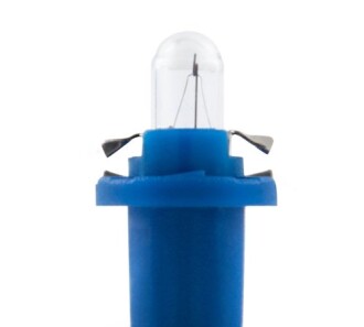 Лампа розжарювання Light Blue BAX BX8.5d 12V 1.2W CP (1 шт.) - BREVIA 12323C