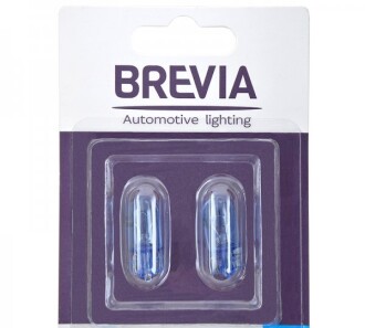 Лампа накаливания W5W 12V 5W W2.1x9.5d (2 шт.) - BREVIA 12328B2