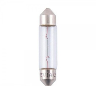 Лампа розжарювання C5W 24V 5W SV8.5 T11x41 (1 шт.) - BREVIA 24316C