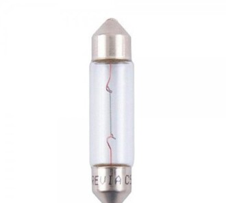Лампа розжарювання C10W 24V 10W SV8.5 T11x41 CP (1 шт.) - BREVIA 24317C