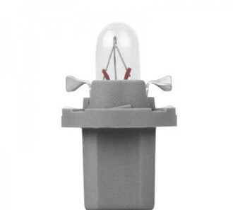 Лампа розжарювання BAX B8.5d 24V 1.2W Grey CP (1 шт.) - BREVIA 24321C