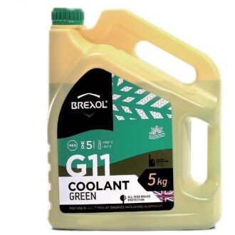 Антифриз GREEN G11 Antifreeze (зелений) 5kg - BREXOL ANTF-015