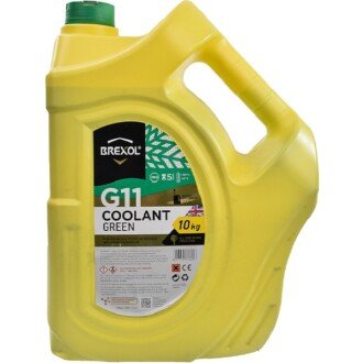 Антифриз Green G11 Antifreeze Ready-Mix -40°C зелений, 10л - BREXOL ANTF-016