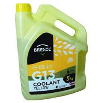 Антифриз Yellow G13 Antifreeze Ready-Mix -40°C желтый, 5л - BREXOL ANTF-018