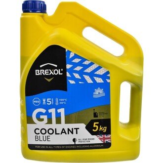 Антифриз Blue G11 Antifreeze Ready-Mix -40°C синій, 5л - BREXOL ANTF-021