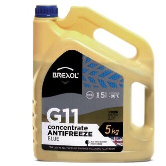 Антифриз <> BLUE CONCENTRATE G11 (-80C) 5kg - BREXOL ANTF-033