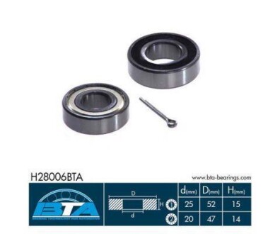 Комплект підшипника колеса - BTA H28006BTA