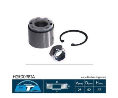 Комплект підшипника колеса - BTA H2R009BTA