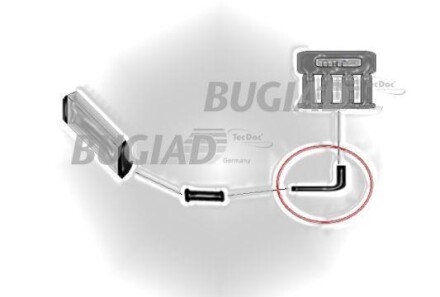 Патрубок системи турбонаддува Fiat - (51810957) BUGIAD 88482