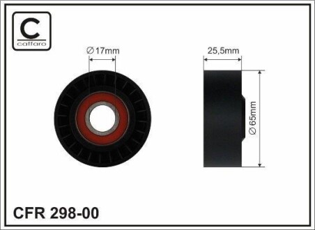 Ролик - (6C1Q6A228AB, 9658142780, 5751F2) CAFFARO 29800