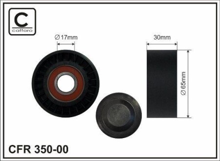 Ролик натяжний - (6C1Q6A228BC, 6C1Q6A228BB, 1445915) CAFFARO 35000