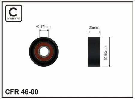 Ролик - (4916073J00, Y40115980C, Y40115980B) CAFFARO 4600