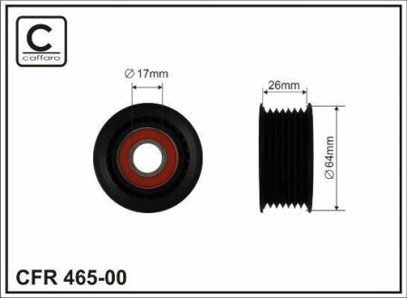 Ролик - CAFFARO 46500