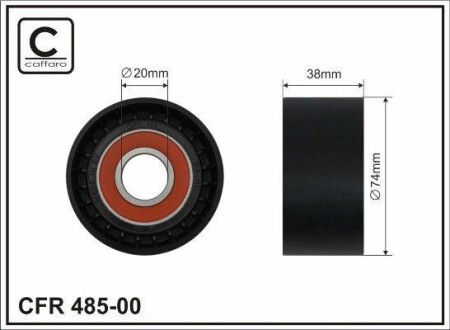 Ролик - CAFFARO 48500