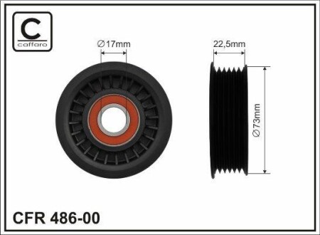 Ролик - CAFFARO 48600