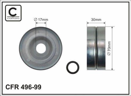 Ролик - (31170RWK005, 31170RWK015, 31170RWK025) CAFFARO 49699