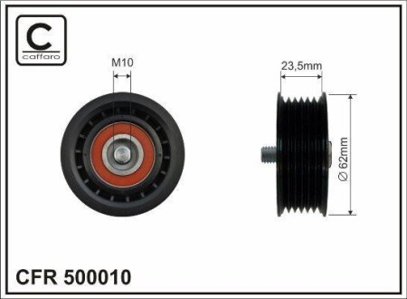 Ролик - CAFFARO 500010