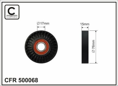 Ролик - CAFFARO 500068